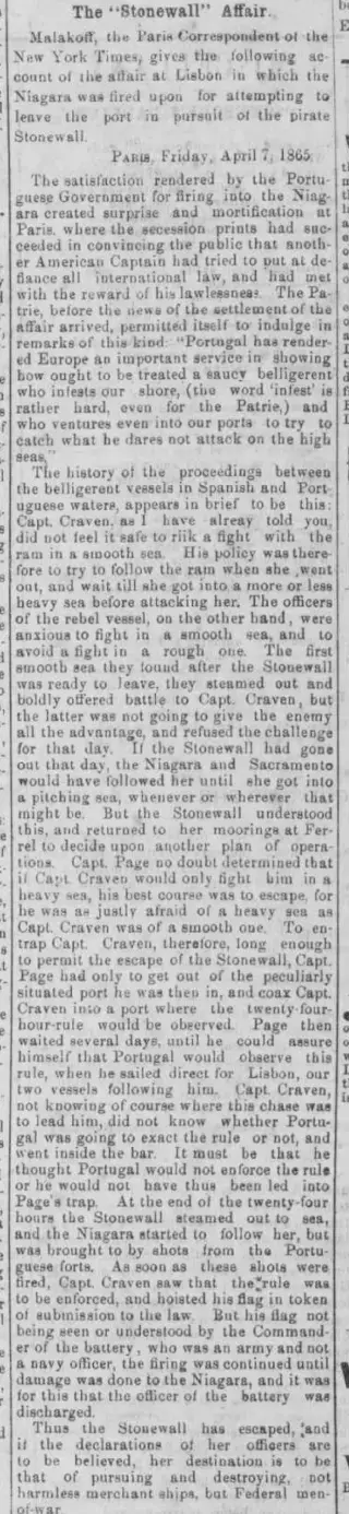 other Newspaper clipping from May 12, 1865 5696080