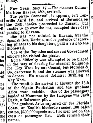 other Newspaper clipping from May 18, 1865 5696149