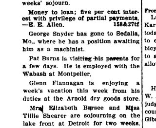 other Newspaper clipping from Aug 16, 1907 5696711