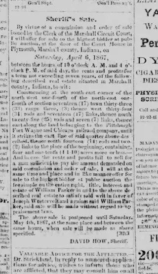 other Newspaper clipping from Apr 18, 1867 5697332