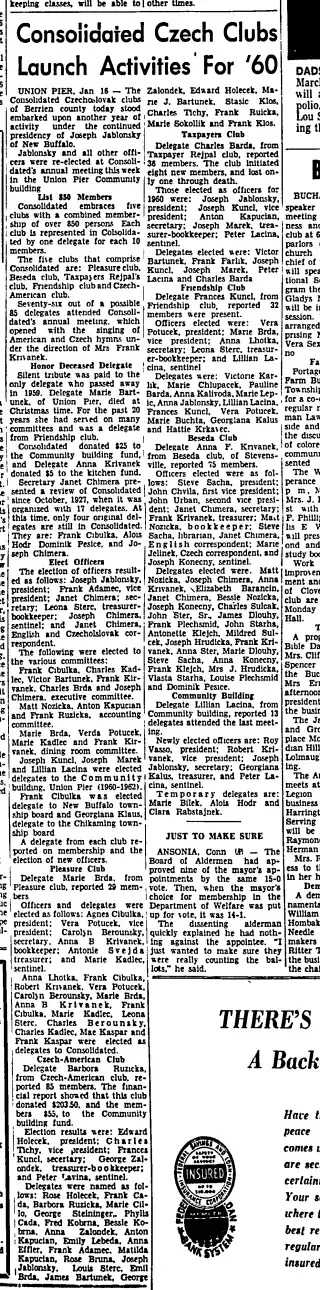 other Newspaper clipping from Jan 16, 1960 5697527