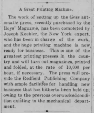 Business Newspaper clipping from Jul 1, 1915 5697528