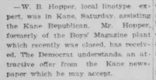 Business Newspaper clipping from May 27, 1926 5697538