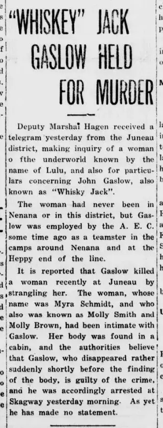 Crime Newspaper clipping from Feb 17, 1919 5697758