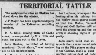 Crime Newspaper clipping from Nov 7, 1919 5697781