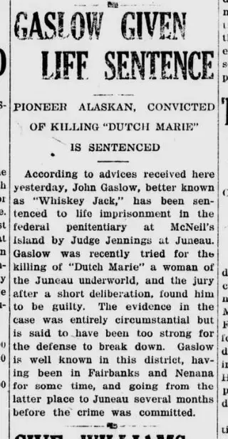 Crime Newspaper clipping from Nov 3, 1919 5697790