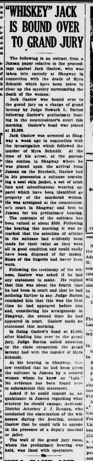 Crime Newspaper clipping from Mar 24, 1919 5697860