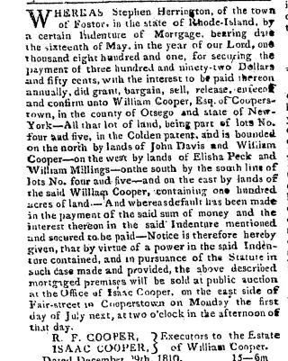 Business Newspaper clipping from Feb 9, 1811 5697915