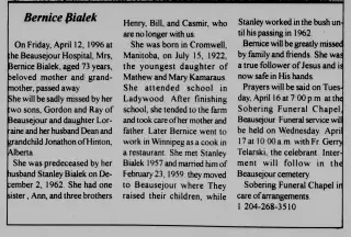 other Newspaper clipping from Apr 16, 1996 5698240