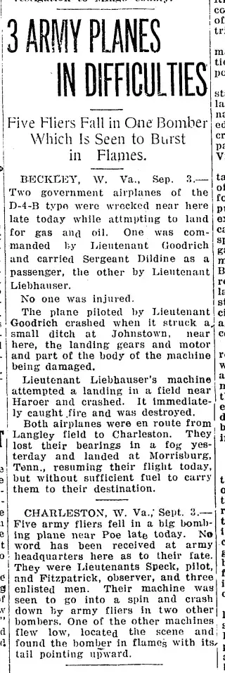 Military Newspaper clipping from Sep 4, 1921 5698434