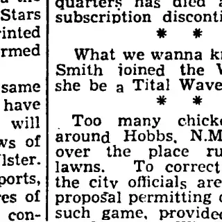 other Newspaper clipping from Dec 6, 1943 5698574