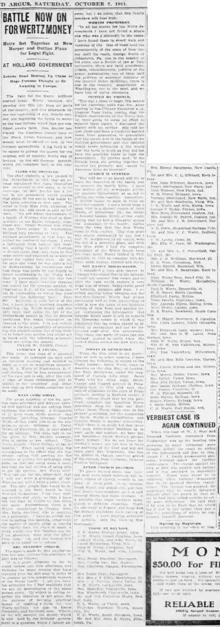 other Newspaper clipping from Oct 7, 1911 5698687