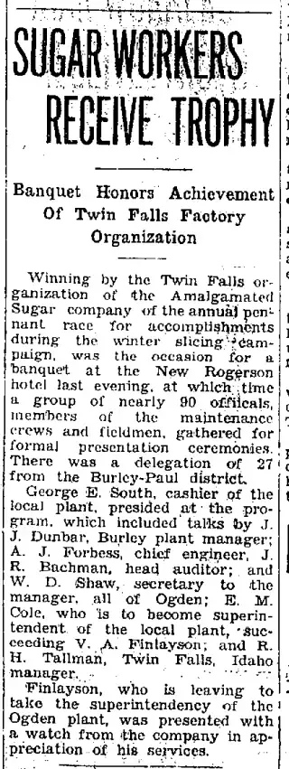 other Newspaper clipping from May 25, 1934 5699162
