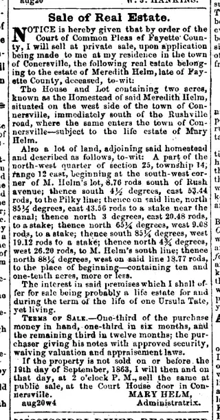 other Newspaper clipping from Aug 20, 1863 5699247