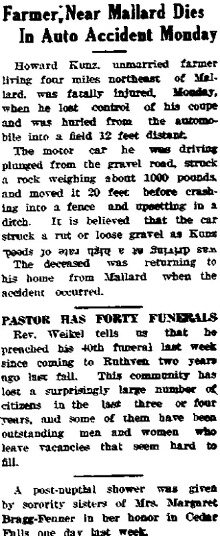 other Newspaper clipping from May 25, 1938 5699494
