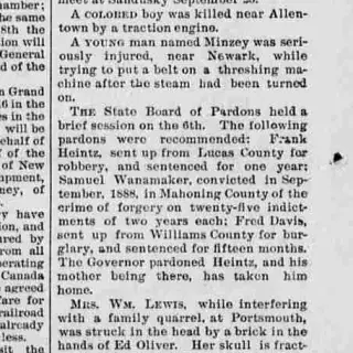 other Newspaper clipping from Sep 14, 1889 5699708