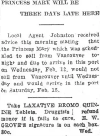 Crime Newspaper clipping from Feb 8, 1919 5699879