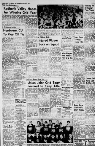 other Newspaper clipping from Aug 31, 1963 5700002