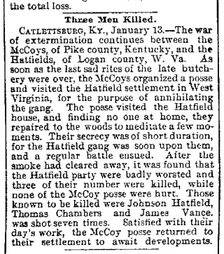 other Newspaper clipping from Jan 13, 1888 5700253