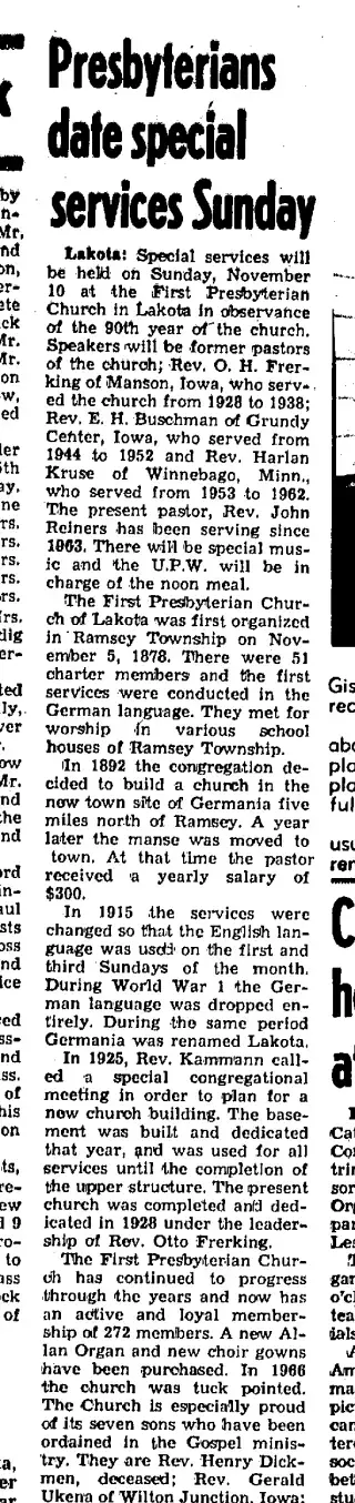 other Newspaper clipping from Oct 31, 1968 5700356