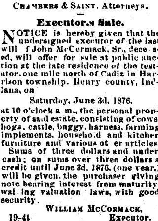 other Newspaper clipping from May 18, 1876 5700426