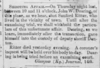 Murders Newspaper clipping from Apr 12, 1857 5700548