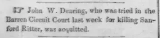 Murders Newspaper clipping from May 12, 1857 5700549