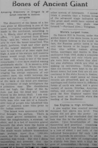 Science Newspaper clipping from Dec 27, 1912 5700914