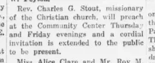 other Newspaper clipping from May 12, 1921 5701020