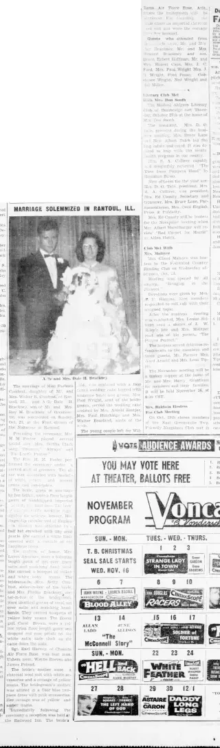 other Newspaper clipping from Nov 1, 1955 5701613