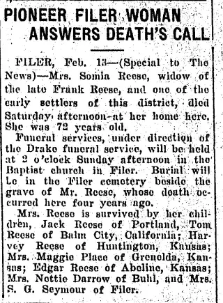 other Newspaper clipping from Feb 14, 1926 5701923