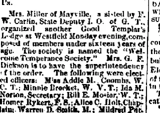 other Newspaper clipping from Mar 19, 1885 5701939