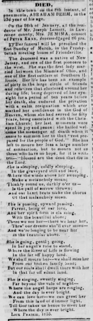 other Newspaper clipping from Feb 14, 1855 5702697