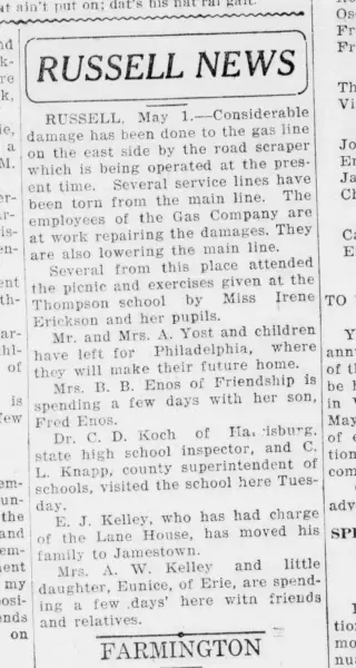 other Newspaper clipping from May 2, 1918 5702816