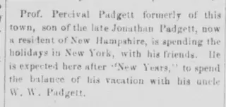 General news Newspaper clipping from Dec 24, 1886 5702919