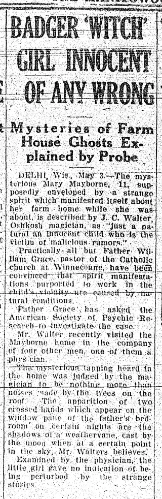 other Newspaper clipping from May 3, 1926 5703519