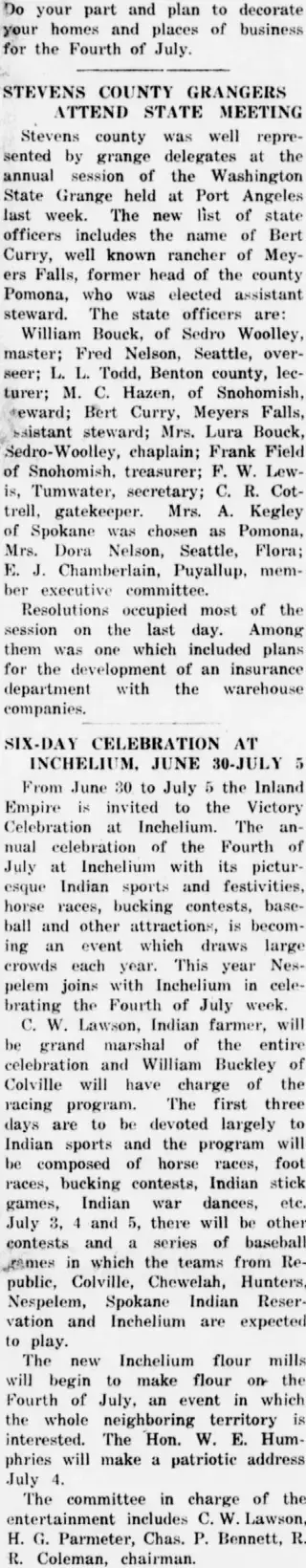 other Newspaper clipping from Jun 14, 1919 5703655