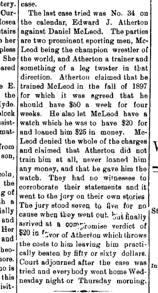 Sports Newspaper clipping from Oct 17, 1901 5703674