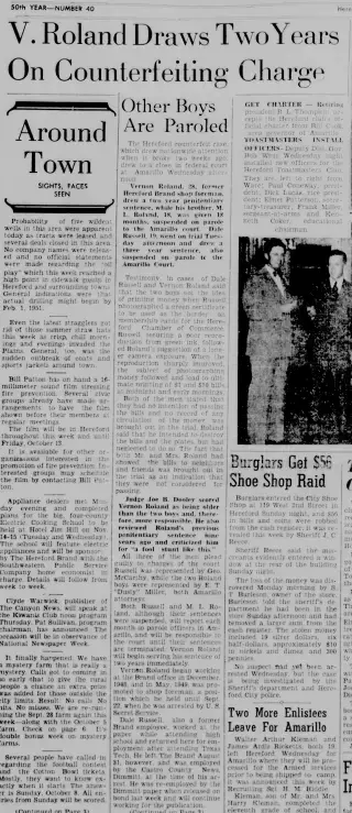 other Newspaper clipping from Oct 5, 1950 5703713