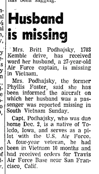 other Newspaper clipping from Dec 1, 1970 5703800