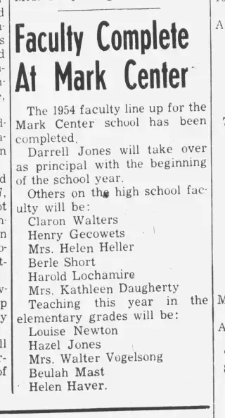 other Newspaper clipping from Aug 19, 1954 5704242