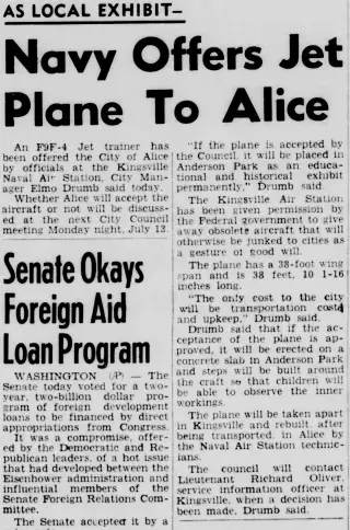 other Newspaper clipping from Jul 2, 1959 5704288
