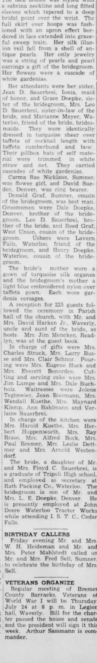 other Newspaper clipping from Jul 23, 1958 5704447