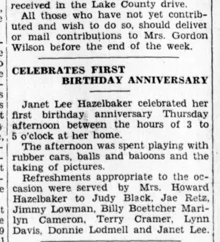Birth Newspaper clipping from Jul 4, 1940 5704471