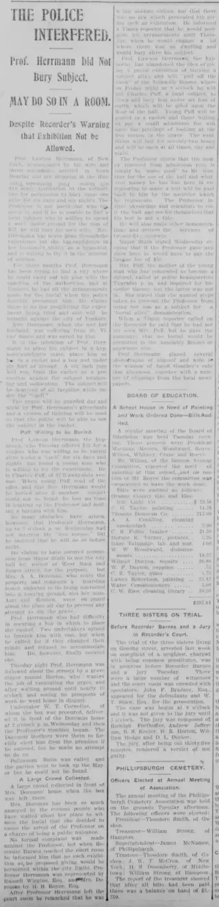 other Newspaper clipping from Sep 11, 1903 5705033