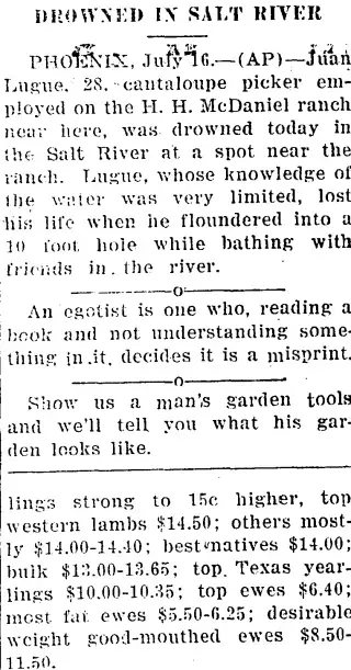 other Newspaper clipping from Jul 17, 1927 5705047