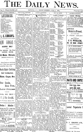 other Newspaper clipping from Apr 6, 1883 5705310