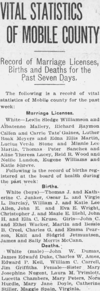 Marriage Newspaper clipping from Dec 14, 1913 5705887