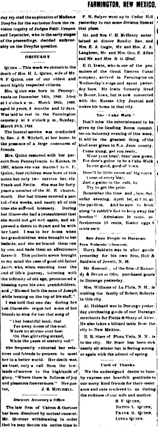 other Newspaper clipping from Mar 31, 1899 5705983