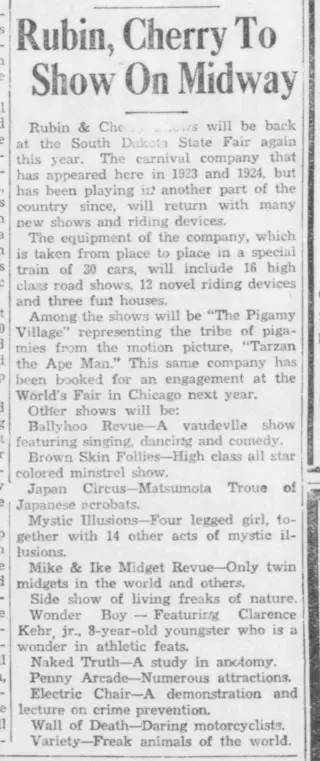 other Newspaper clipping from Sep 8, 1932 5706089